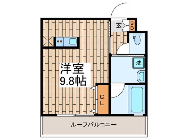 ﾊｰﾓﾆｰﾚｼﾞﾃﾞﾝｽ大森山王#002(402)の物件間取画像